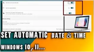 how to set date and time automatically in windows 11