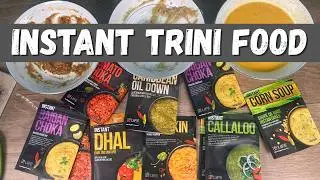 Trying Trinibagonian food made in under a minute
