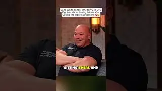 Dana Send Message to UFC fighter after Recent Scandal! #gambling #viral #roulette #danawhite
