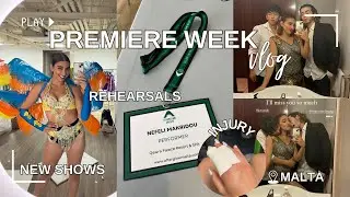 Premiere vlog at Qawra Palace Malta | Working dancer series Ep.4