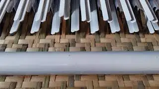 Bamboo mat making machine