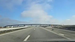 Kuzmin-Rača - od petlje Kuzmin do petlje Bosut - dron video