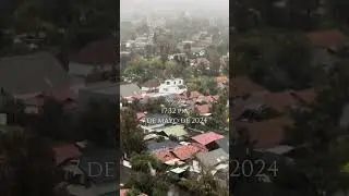 The first snow in Santiago in 2024❄