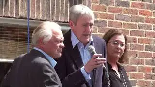 The unveiling of the Blue Plaque for John Sullivan at Teddington Studios