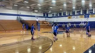 Millburn Boys volleyball (Belleville) set 1