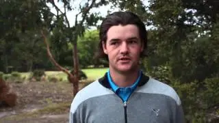 Haydn Barron after qualifying for matchplay at 2016 Australian Amateur golf