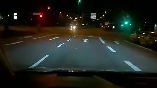 LoveToDrive   Flintbek, Germany to Kiel, Germany Autobahn at night