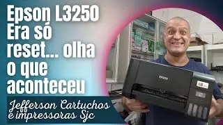 Quando o Reset Dá Errado: EPSON L3250 Mostrando Defeitos Ocultos