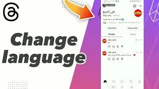 How to Change language on threads