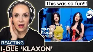First Time Reaction to IDLE 'KLAXON' MV and IT'S LIVE