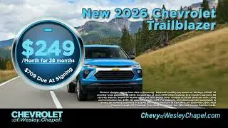 Massive Chevy Savings! Silverado, Trailblazer! Deals You Can&rsquo;t Miss at Wesley Chapel Chevrolet!