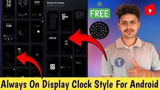 Always on display Clock style Free for Android | Nothing widgets| clock style change kaise Karen |