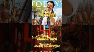 Idly Kadai vs Madharaasi Box Office Comparison #dhanush #sivakarthikeyan