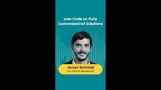 Low Code vs Fully Customized IoT Solutions #Shorts
