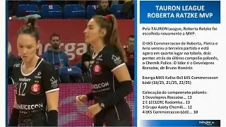 Roberta Ratzke MVP Pietra e Ivna  |  Energa MKS Kalisz vs ŁKS Commercecon Ł&oacute;dź  | Highlights