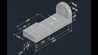 3D MODELLING DRAWING ONE PART TWO (DIMENSIONING)