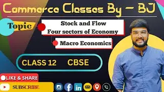 Stock vs Flow Explained + The 4 Key Sectors of the Economy