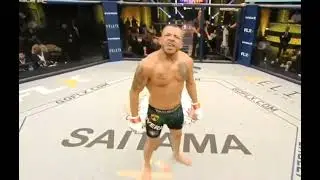 Irwin The Beast Rivera lands HUGE LEG KICK to the BODY! KO!!! EAGLE FC