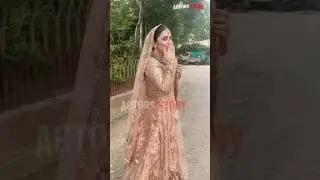 #DaniaEnwer on set of drama Aik Bhool.