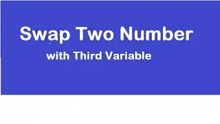 SwapString #swapstring  || swap string with third variable || how to swap string with third variable