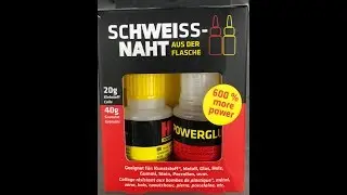 HG POWER GLUE Schweißnaht aus der Flasche Im TEST (Power glue in the test)  @TUTORIAL@