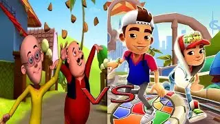 Motu Patlu Subway Surfers  Motu Patlu ki Jodi in Hindi Cartoon Racing Game  2018