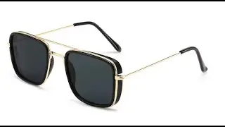 Stylish & Retro: Metal Small Square Sunglasses Review | Korean, European & American Fashion