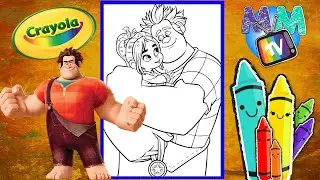 Color Along With Wreck It Ralph In This Crayola Coloring Page!