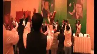 Quaid Mian Nawaz Sharif with Ch Noor ul Hassan Tanvir Welcome at Dubai Yome Azadi 2009 PMLN I