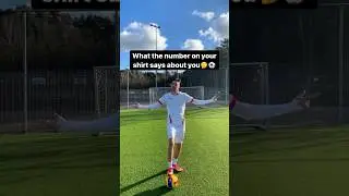 WHAT THE NUMBER ON YOUR SHIRT SAYS ABOUT YOU&hellip;👕 #shorts #football