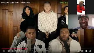Me & Blankka React To: Pentatonix - Evolution Of Rhianna | Reaction #pentaholics #PTX