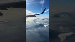 Sea of Clouds | Flight Window View Above the #sky #relaxing #blueskies