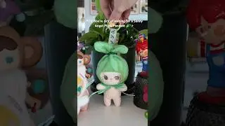 DIY Sonny Angel Plush Pendant 🥬✨#sonnyangel #popmart #diy #plushies