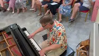 Tim Richards plays FISH WISH on Symi in 2023