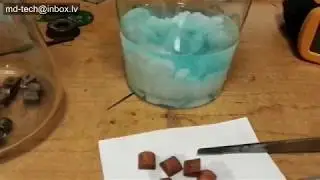 Piranha solution remove silver from copper.