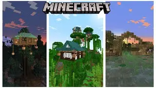 3 Treehouse Design Ideas - Minecraft Build Tips, Tricks and Ideas - 1.18