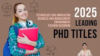 Latest PhD Research Topics 2025 | Management | Engineering | Environment | Fashion | @turningpoint15