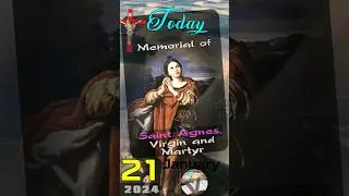 #today- #memorial of #Saints Agnes, Virgin and #martyr #catholic  #faith #italy #rome