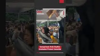 Georgetown Arab Studies Graduates Protest  Genocide