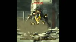 Deathclaw one-shot critical hit Fallout 4 #shorts #gaming #fallout4