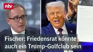 Fischer: Friedensrat könnte auch ein Trump-Golfclub sein - Konkurrenz zu den UN?