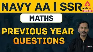 NAVY AA SSR | Maths  Previous Year Questions | 2021