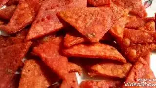 Tomato triangle | crispy tomato chips | tomato snacks |chatpata snacks |