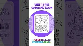 WIN A COLORING BOOK FOR FREE 🫶🏻✨️
