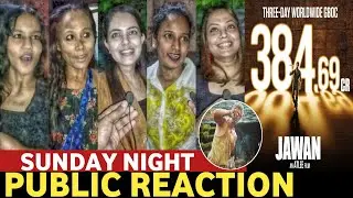 Jawan Movie | SUNDAY NIGHT | Crazy Public Reaction | Shah Rukh Khan | Public Review  Gaiety Galaxy |