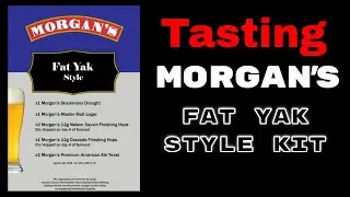 Morgan's Fat Yak Style Pale Ale Kit - (tasting video).