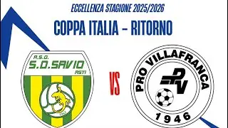 SD Savio Asti 0-1 VILLANS (HIGHLIGHTS) Coppa Italia - 1º turno Ritorno