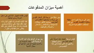 الاقتصاد الدولي -فيديو 4 -د.محمد عبد اللطيف- ميزان المدفوعات2   1