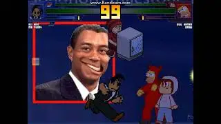 MUGEN battle #7101: Big Eli King & Mr.Funny vs Evil Homer & Crow