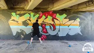dj solid p. @ live australian graffiti psy techno set_kaleen underpath-canberra, australia~2024_clip